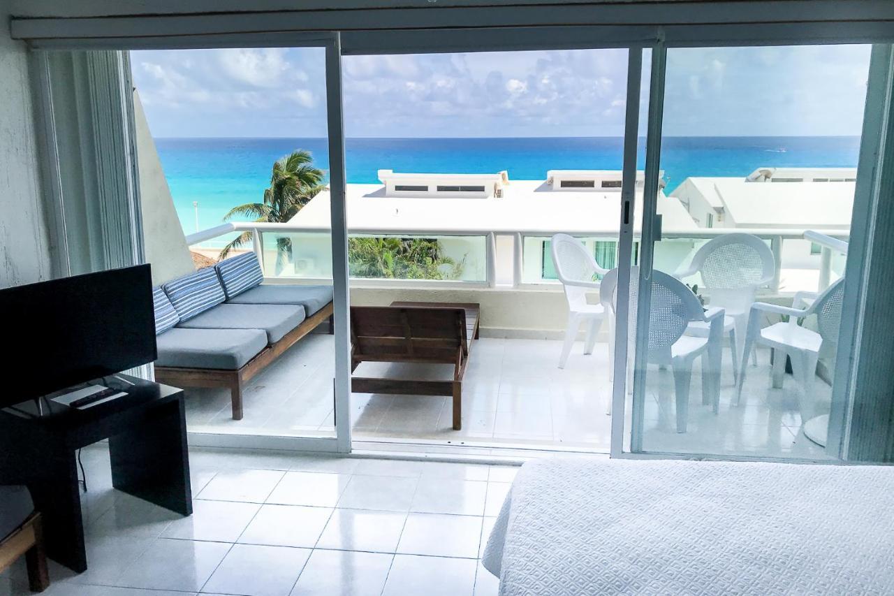 Apartment On The Beach With Terrace Ocean View, Brisas Cancun 01 By Beach & Ocean Apartments Esterno foto