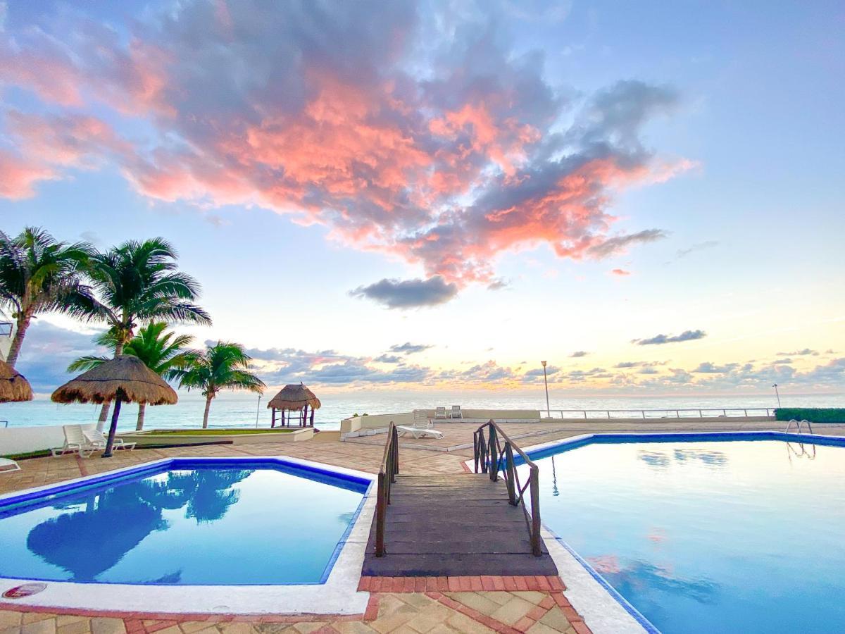 Apartment On The Beach With Terrace Ocean View, Brisas Cancun 01 By Beach & Ocean Apartments Esterno foto