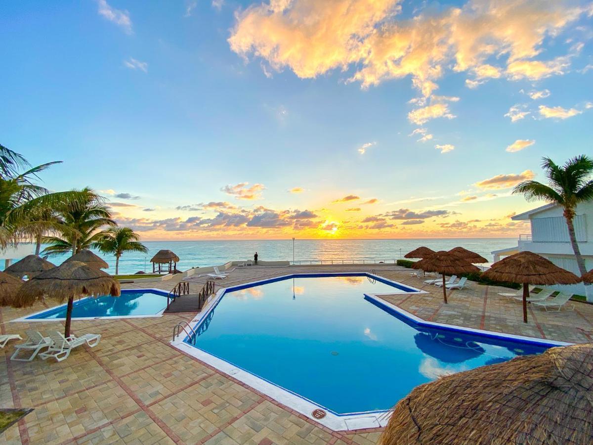 Apartment On The Beach With Terrace Ocean View, Brisas Cancun 01 By Beach & Ocean Apartments Esterno foto